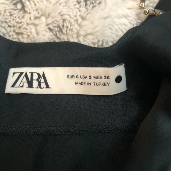 Zara Green Top with Rinestone Straps - Picture 4 of 5